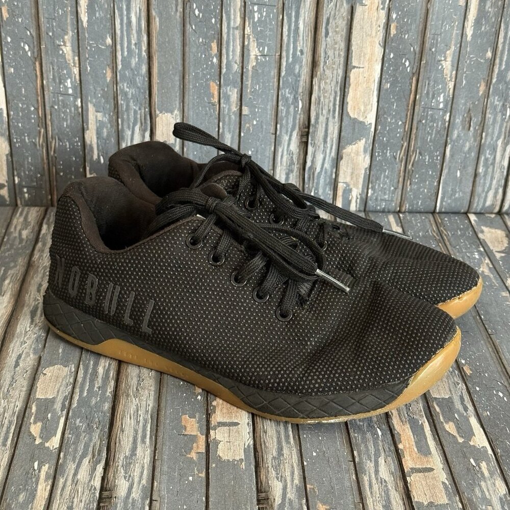 Nobull Trainers Black Gum Crossfit Shoes Athletic Gym Sneaker Mens 8, W 9.5